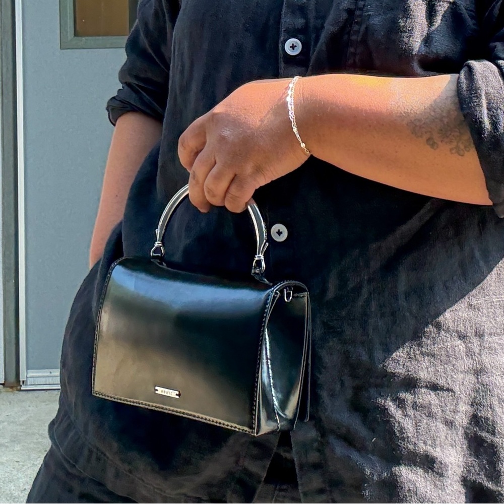 Arc Leather Top Handle Bag - Picture 2 of 2